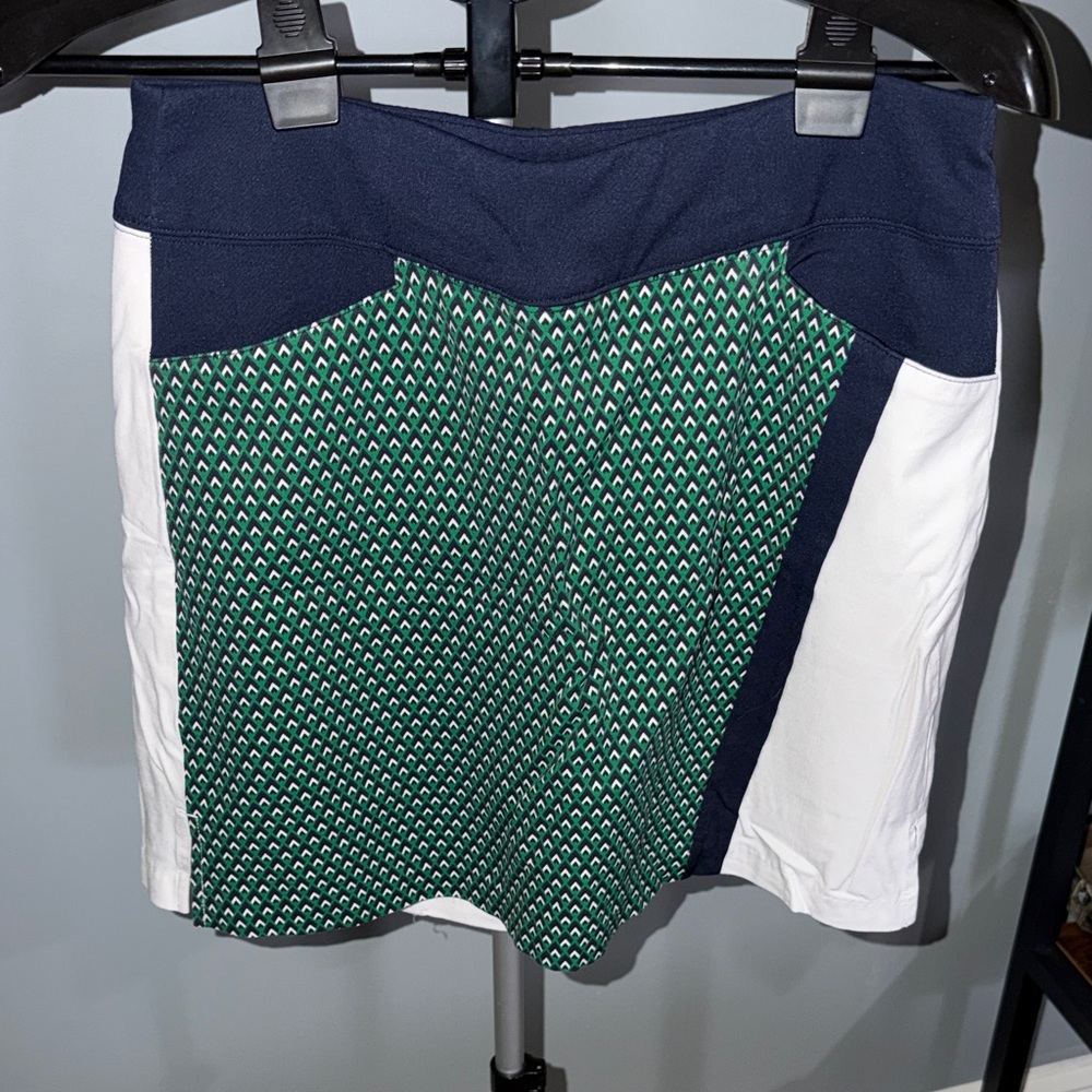 Lady Hagen White and Navy Skort